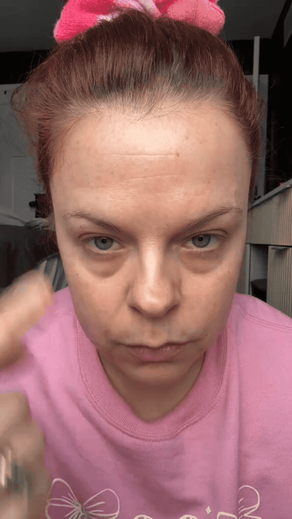 Targeted Fine Line Primer before and after
