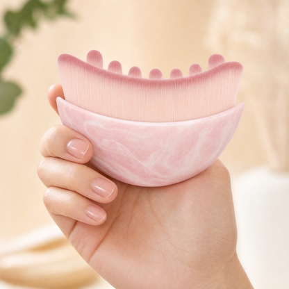 Auvorra SculptBrush — Rose Quartz Edition