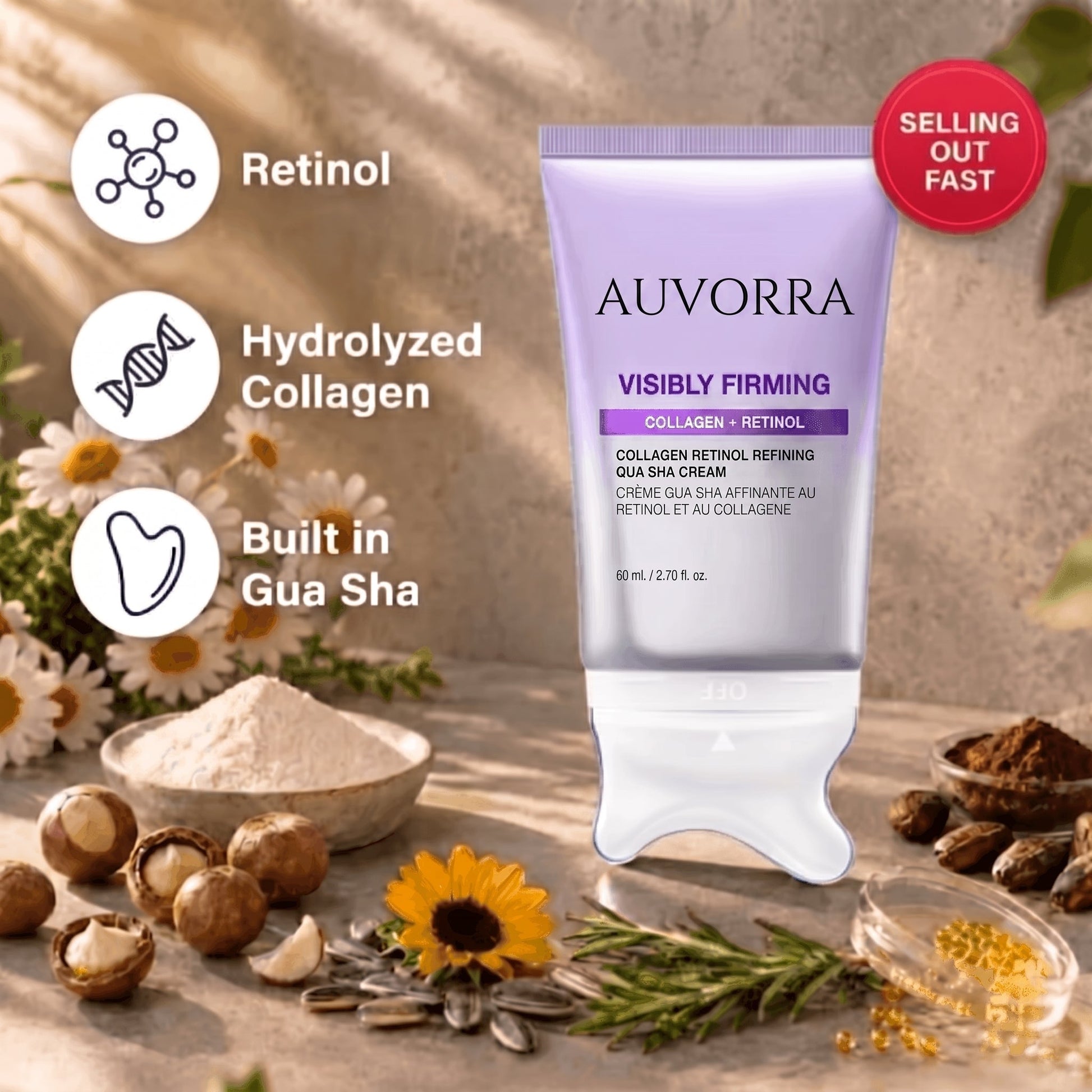 AUVORRA Visibly Firming Gua Sha Cream