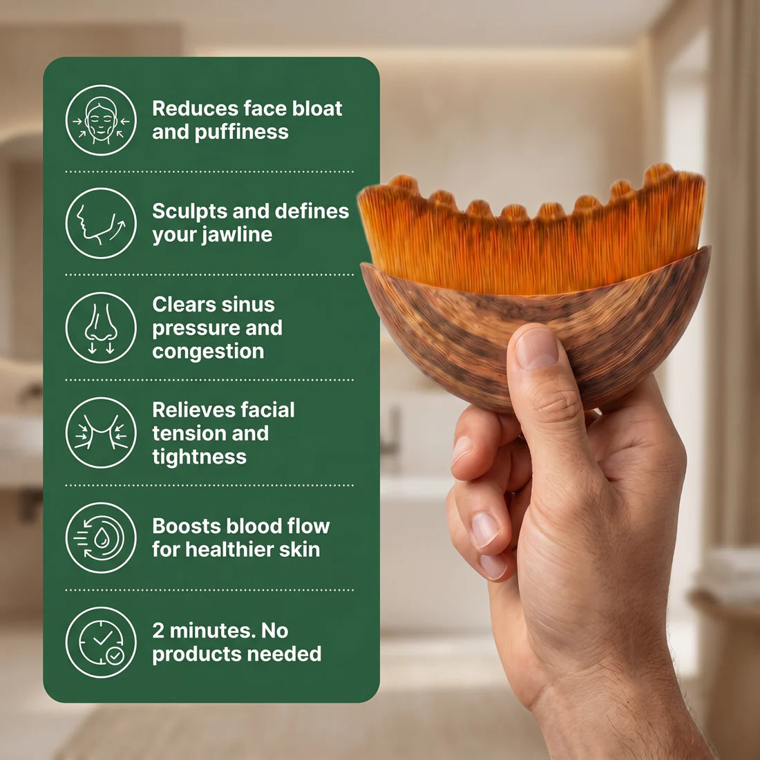 Auvorra Lymphatic Face Brush